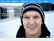 Tablet Screenshot of leisegang.no